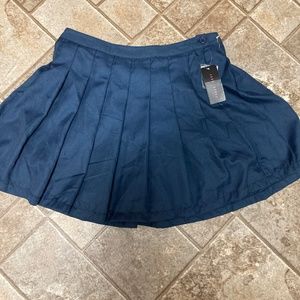 Blue mini skirt